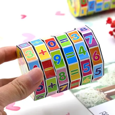 Digital Cylindrical Rubik's Cube, Arithmetic Educational Toy