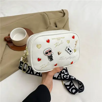 Cartoon Character Women's Camera Bag, Small Square Bag - 7