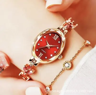 Vintage women's watch model 1408 maple leaf bracelet - 3