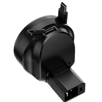 Yeni Ulusal Standart Elektrikli Araç Telefon Şarj Cihazı 120W Pil Aracı Su Geçirmez USB Arayüzü Gizli Teleskopik Kablo Type-C - 6