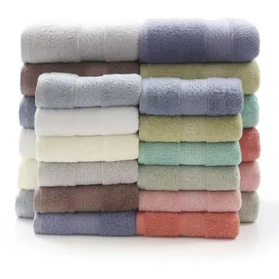 Badetuch-Set, dreiteilig, 100% reine Baumwolle