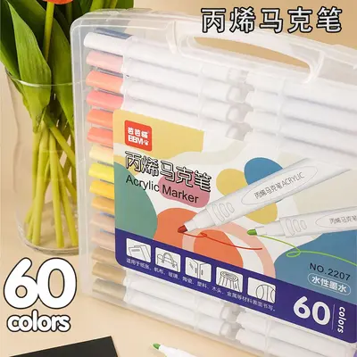 Acryl-Markerstift 100er-Set, Dreieckform - 11