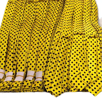 Erkek Polyester Puantiyeli Kravat Fermuarlı İş ve Günlük Kullanım