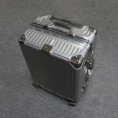 Sit-On Trolley Suitcase, Large Capacity, Combination Lock, Carry-On Size - 10