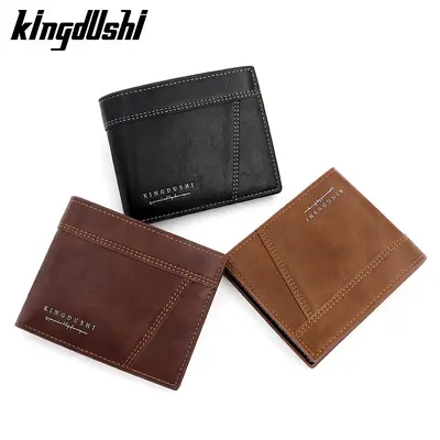 Men's Wallet Kingdushi with Zip Coin Pouch, Large Capacity - 2