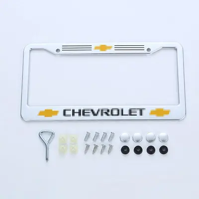 American Style Aluminum Alloy License Plate Frame, Logo Screen Printing Available - 7