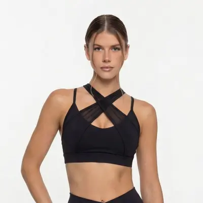 File Spor Sütyen Takımı, Fitness ve Pilates Yelek Tarzı Spor Giyim - 4