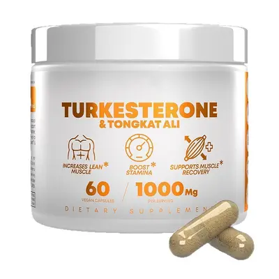 Turkesterone & Tongkat Ali Capsules Dietary Supplement - 6