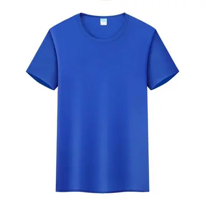 Round Neck Quick-Dry Short Sleeve Advertising T-Shirt with Custom Logo Print - 12