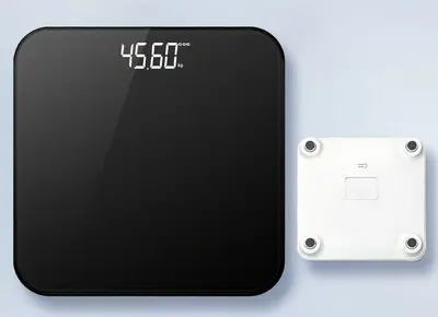 Sınır Ötesi Premium Elektronik Baskül Vücut Yağ Ölçer Akıllı APP Uyumlu Bluetooth Şarjlı Elektronik Tartı Ev Tipi - 8