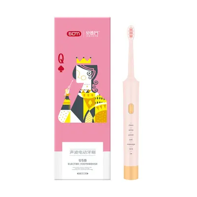 Sonic Electric Toothbrush, Hidden Charging Cable, 6 Modes, Soft Bristles - 7