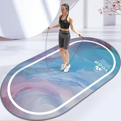 Ev Yoga Matı, Kirlenmeye Dayanıklı, Kolay Temizlenen, Emici Fitness Matı - 11