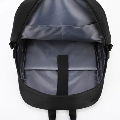 Rucksack Herren einfarbig Rucksack Universitätsschultasche leicht Pendel Geschäftsreise Reisetasche wasserdicht Grenzüberschreitung - 4