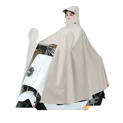Elektrikli scooter yağmurluk, kalın su geçirmez, 2 in 1