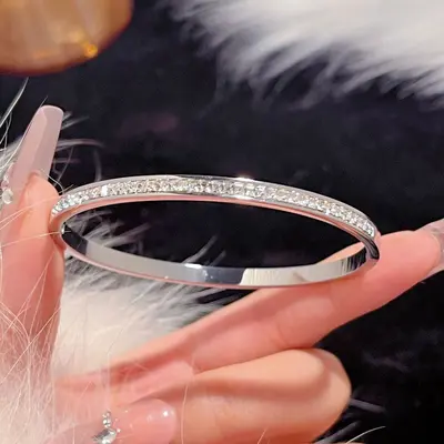 Titaniumbracelet mit Sternenmuster, Damen, Paarmodell - 12