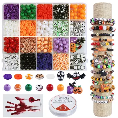 Halloween Halloween gift decorative beads acrylic jewelry bracelet decorative acrylic loose beads