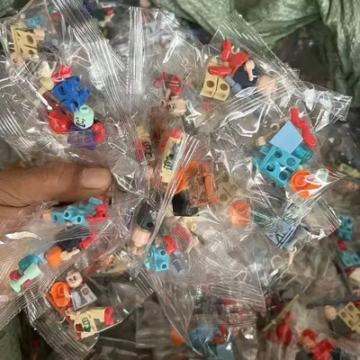 LEGO uyumlu minifigür yapı taşı seti, şehir polis ve askeri figürler, eğitici hediye - 3