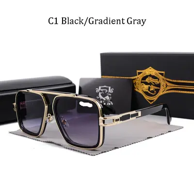 LXN-EVO 95882 Square Retro Sunglasses for Men and Women - 8