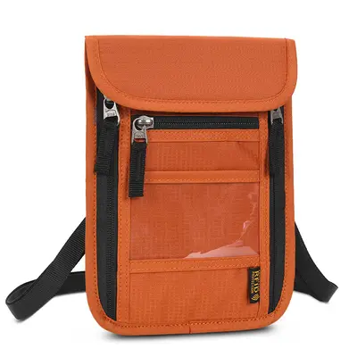 RFID protective card wallet with passport compartment - 7