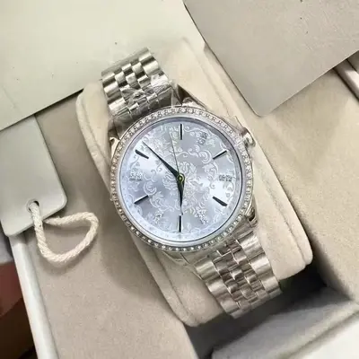 Kadın quartz saati, kabartmalı, ay ışığı tasarım - 3
