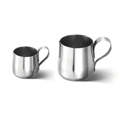 304 Paslanmaz Çelik Mini Süt Sürahisi Ağızlı Latte Art Kupası