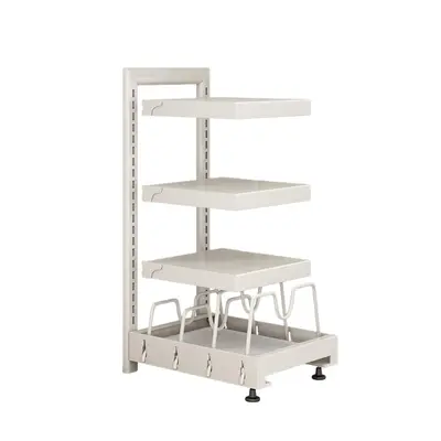 Multi-Layer Kitchen Pot Rack for Cabinet and Under-Sink Storage