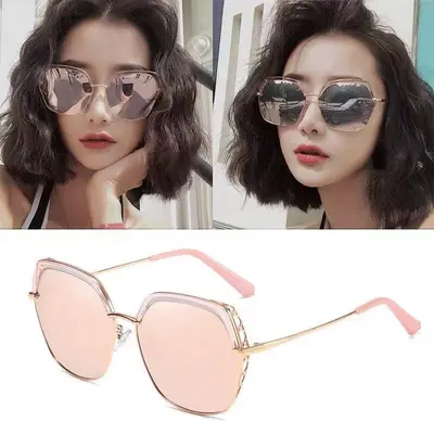 Large Frame Polarized Sunglasses for Women, UV400 Protection, Round Face Style - 9