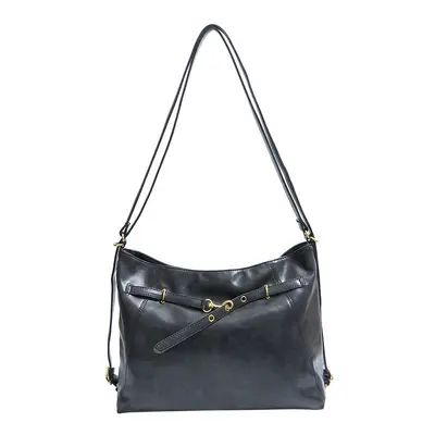 Women's Backpack, Solid Color, Large Capacity, Multi-Compartment Daily Tote - 7