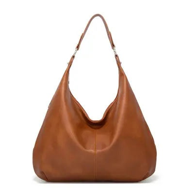 Retro Tote Bag for Women, Large Capacity, Soft Leather Shoulder Bag - 7