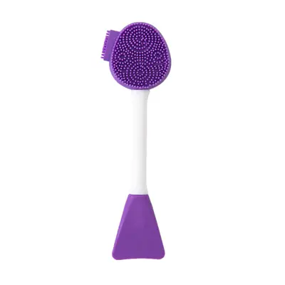 New facial cleansing brush, beauty mud mask brush, DIY beauty tool, mask application stick, makeup cleanser, dual-purpose silicone facial cleansing brush - 7