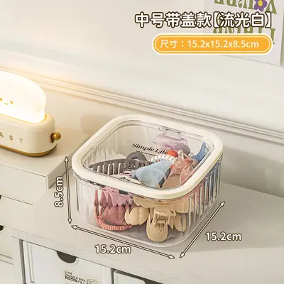 儿童发饰收纳盒小女孩头绳皮筋饰品盒发夹发卡头饰大容量首饰盒子 - 8
