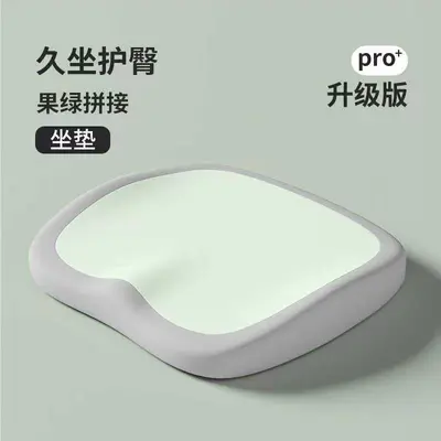 Memory Foam Office Seat Cushion with Breathable Lumbar and Hip Support - 8