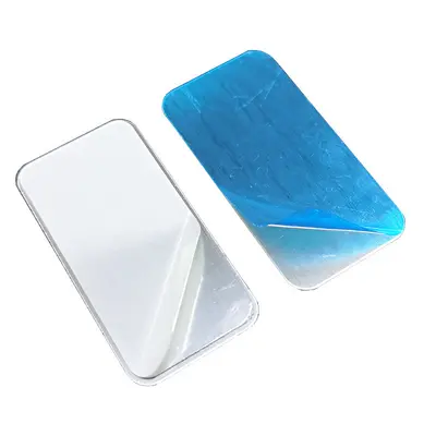 Stainless Steel Magnetic Disc with Adhesive, 3-4 cm x 0.5 mm, Round and Square