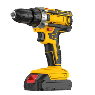 Cordless drill, lithium-ion, impact drill, household tool set