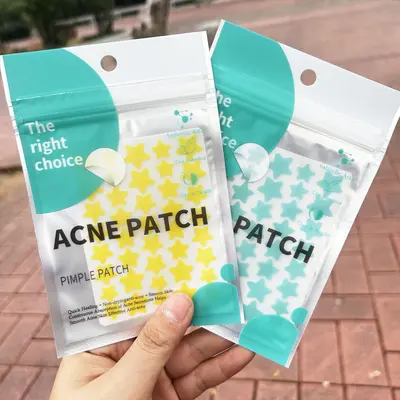 40 Pcs Star-Shaped Hydrocolloid Acne Patches Portable