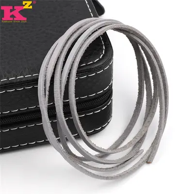 Genuine Leather Strips, 3 mm, 1 Meter, Flat, for DIY
