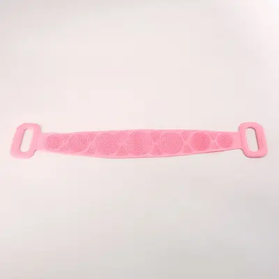 Sırt ovma için silikon banyo havlusu, sırt ovma için uzun şerit banyo aleti, erkekler ve kadınlar için güçlü çift taraflı peeling havlusu. - 8