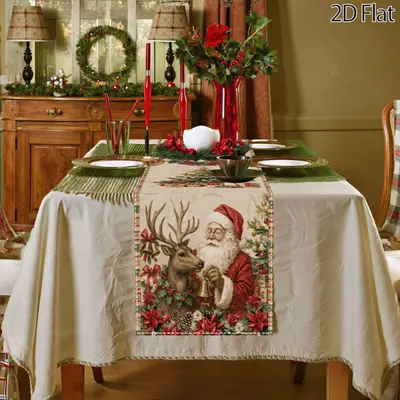 Christmas Digital Print Table Runner and Placemat - 9