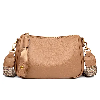 Kobe Kanguru Women's Underarm Shoulder Bag, Wide Strap, Retro - 8