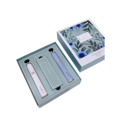 Elektrozahnbürsten-Paar-Set weiche Borsten wasserdicht Geschenkbox