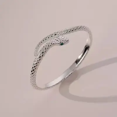 925er Silber Armband, Schlangen-Design - 1
