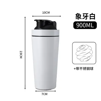 304 Paslanmaz Çelik Protein Shaker Spor Termos Bardak - 10