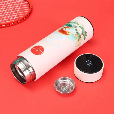 304 stainless steel insulated cup intelligent temperature display large capacity