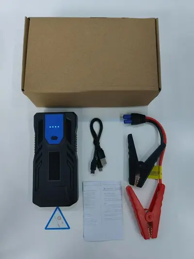 Car Emergency Jump Starter Power Bank, High Capacity - 10