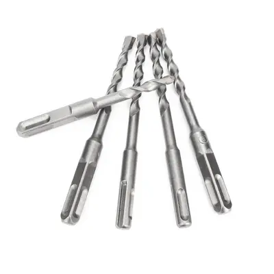 Extended Electric Hammer Drill Bit for Concrete, Round and Square Shank