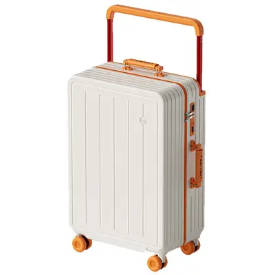 Neues breites Trolley-Koffer-Damenmodell Handgepäck-Koffer großes Fassungsvermögen Reisekoffer Farbkontrast-Trolley-Koffer hoher ästhetischer Wert Zahlenschloss-Koffer