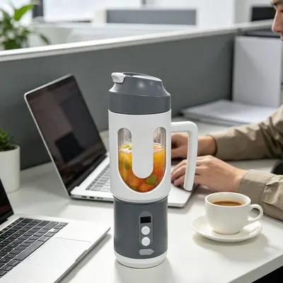 Tragbarer Mini-Elektroentrafter und Smoothie-Mixer - 12