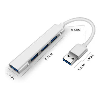 One to Four USB 3.0 Docking Station Multi-Interface Splitter Adapter USB Type-C Laptop Docking Station - 7
