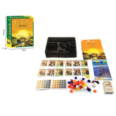 English CATAN Island Board Game, Base Edition and Expansion - 11