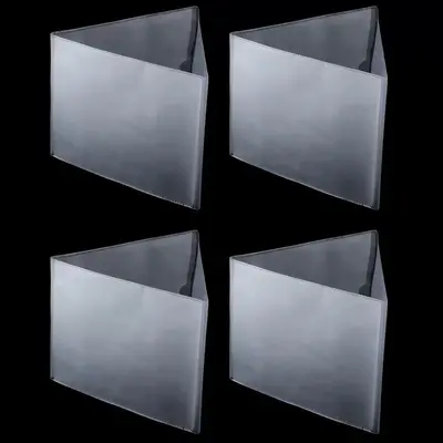 4 Stück PVC Mahjong-Kartenhüllen, Regelkarten für American Mahjong
